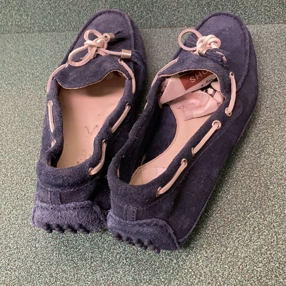 Cole Haan Blue Suede Leather Driving Moccasin - Picture 15 of 16
